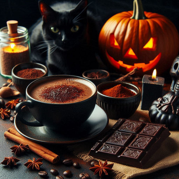 Black Cat Mole Fall Season Halloween Flavored Coffee