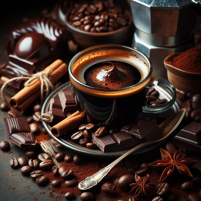 Dark and Decadent Chocolate Flavored Dark Roast Coffee