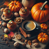 Pumpkin Nut Muffin Fall Season Premium Flavored Coffee